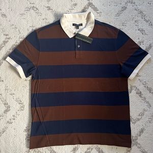 NWT. Banana Republic Organic Cotton Pique Polo.